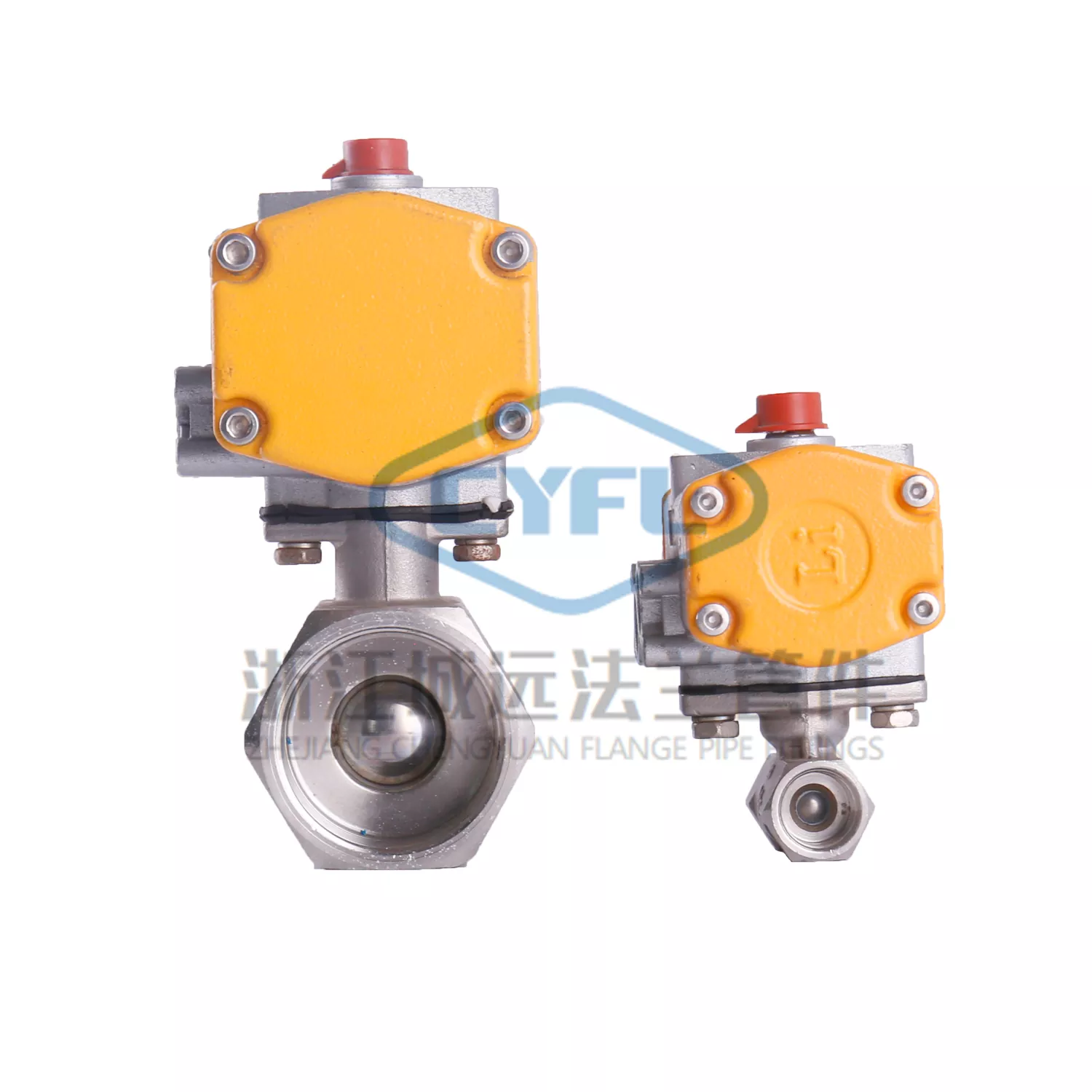 Tres partes Princeps Platform Pneumatica Ball Valve